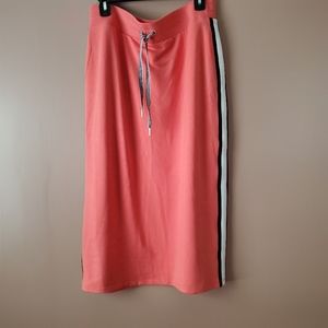 Tommy Hilfiger Side-Striped Midi Skirt